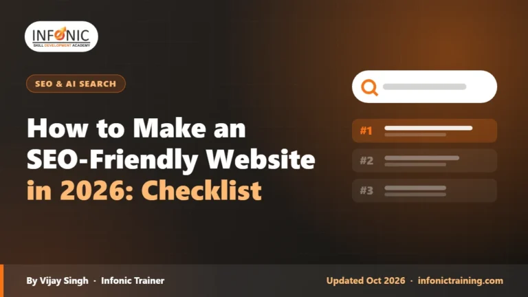 How to Make an SEO-Friendly Website in 2026: Checklist