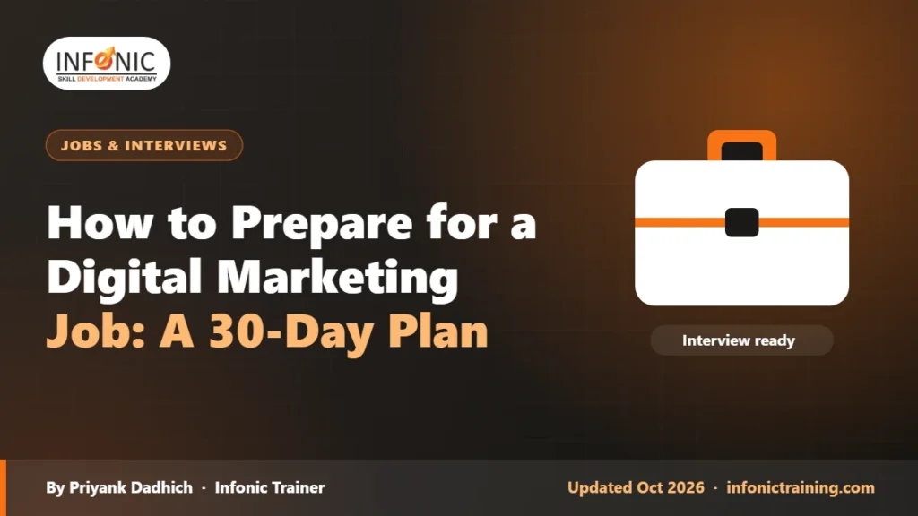 How to Prepare for a Digital Marketing Job: A 30-Day Plan