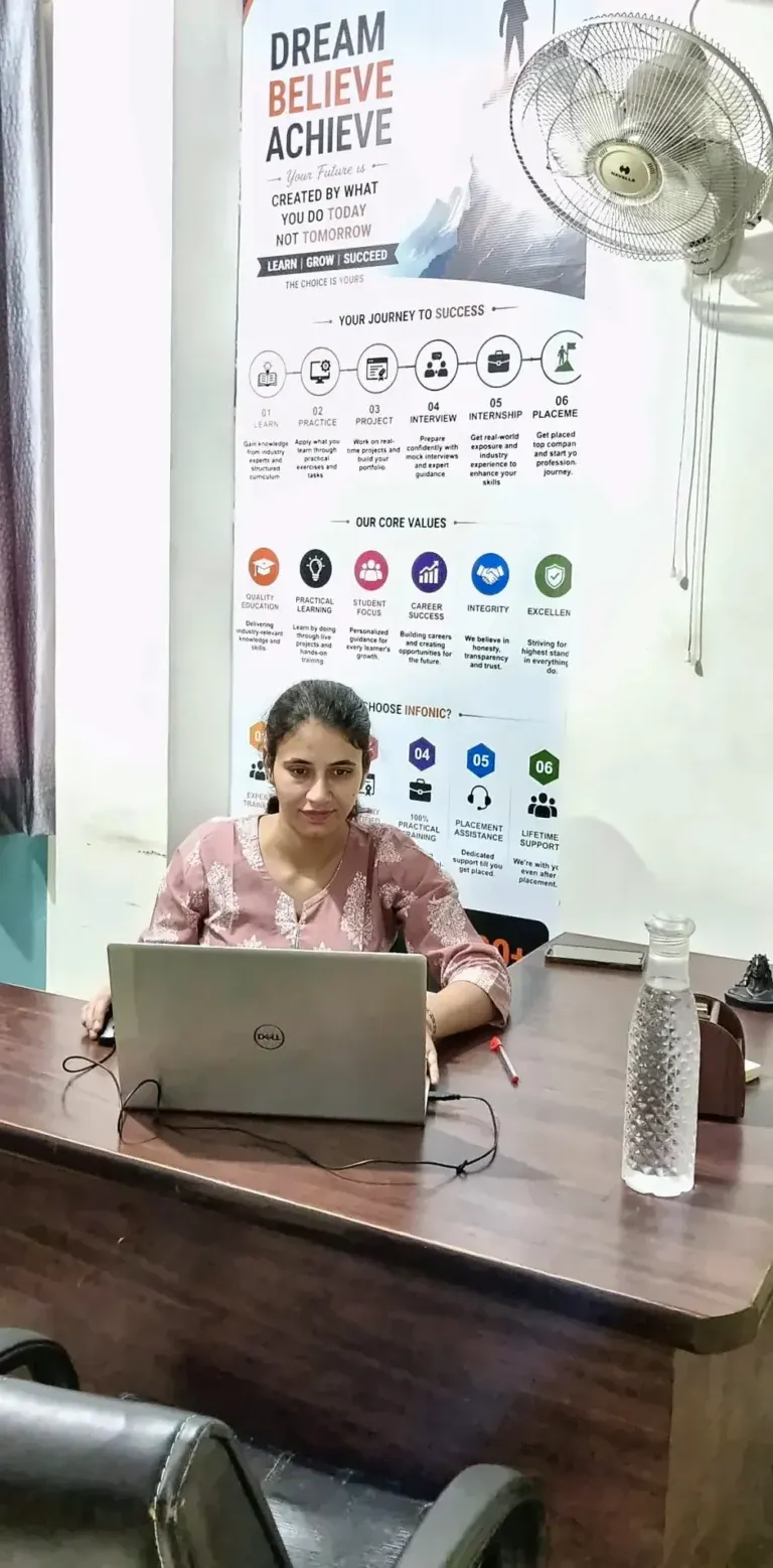 HR and career counsellor desk at Infonic Training, Jaipur