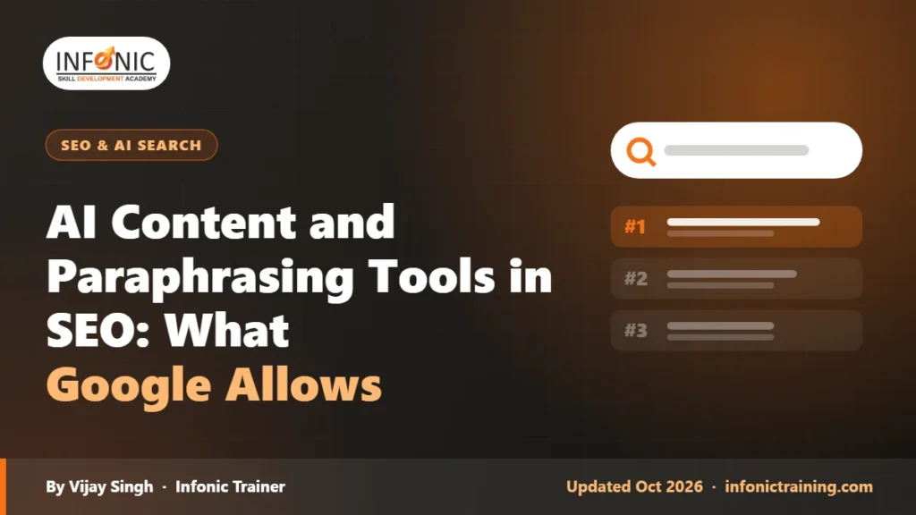 AI Content and Paraphrasing Tools in SEO: What Google Allows