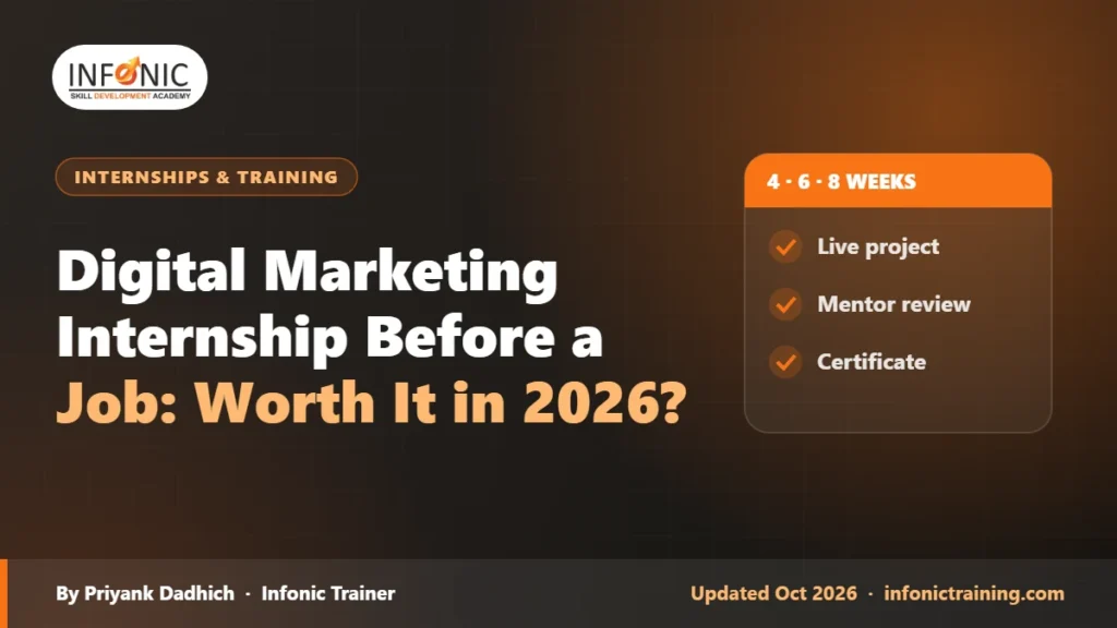 Digital Marketing Internship Before a Job: Worth It in 2026?