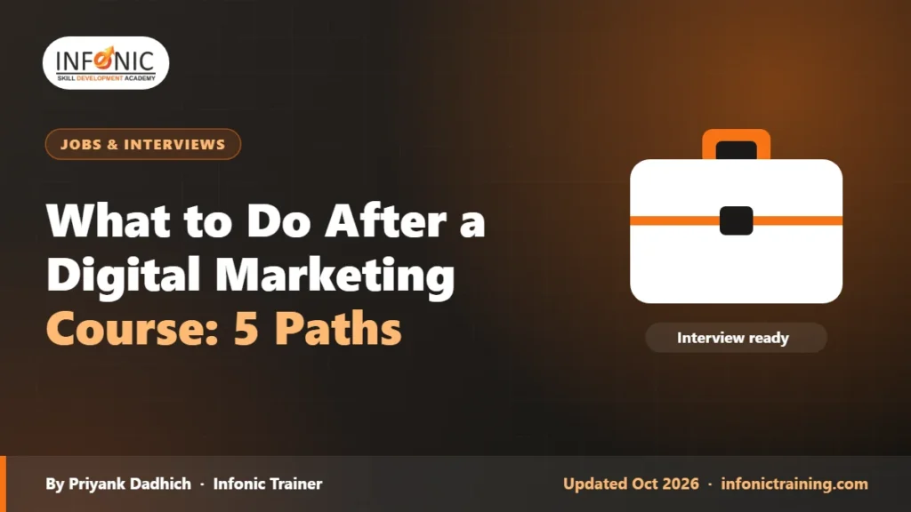 What to Do After a Digital Marketing Course: 5 Paths