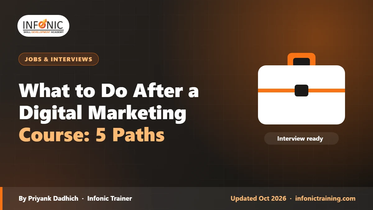 What to Do After a Digital Marketing Course: 5 Paths